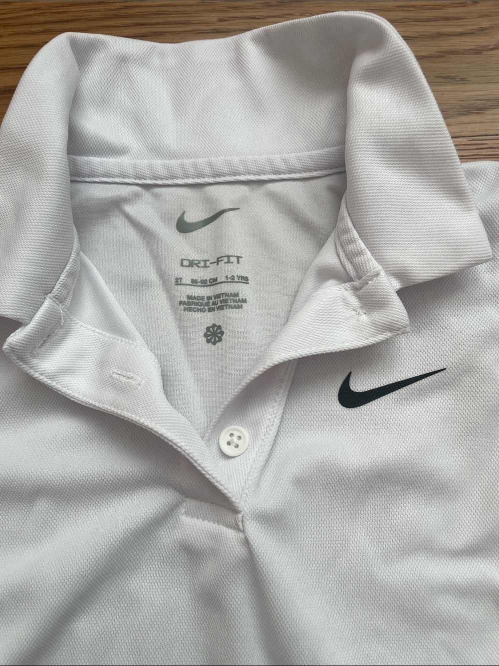 Nike Kids White Tennis Top and Skort Set & Reebok Dress- Pink and Teal Accents - Picture 8 of 8